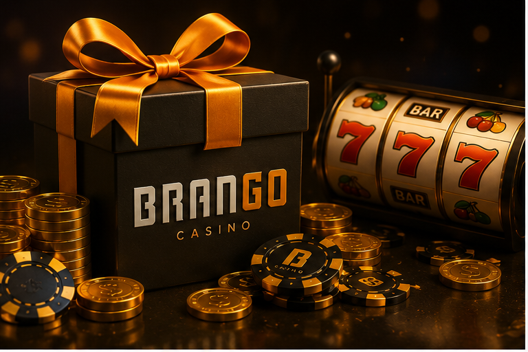 Brango Casino welcome bonus with slots and casino rewards
